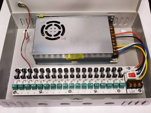 CCTV Powersupply 12v 20amper Box Type 298-20A-18CH