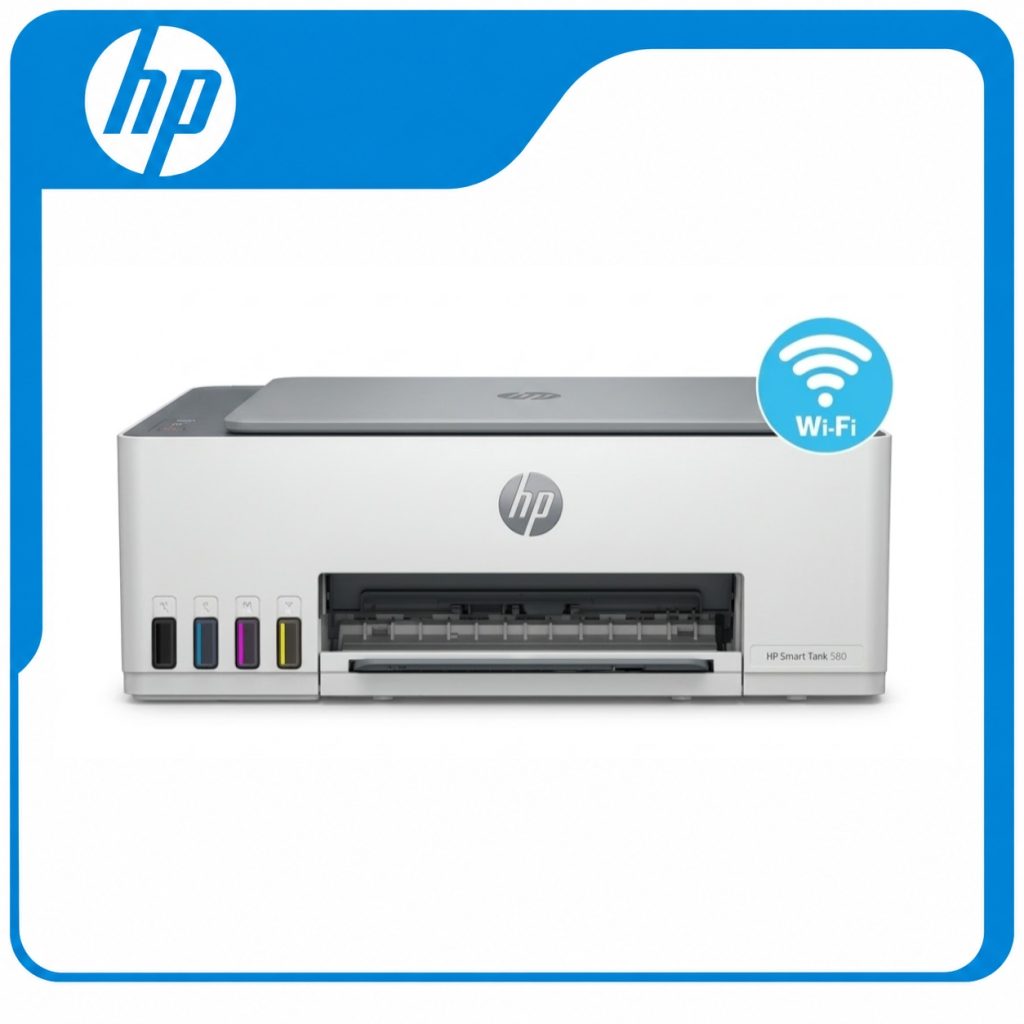 HP Smart Tank 580 Printer with Wifi Connectivity