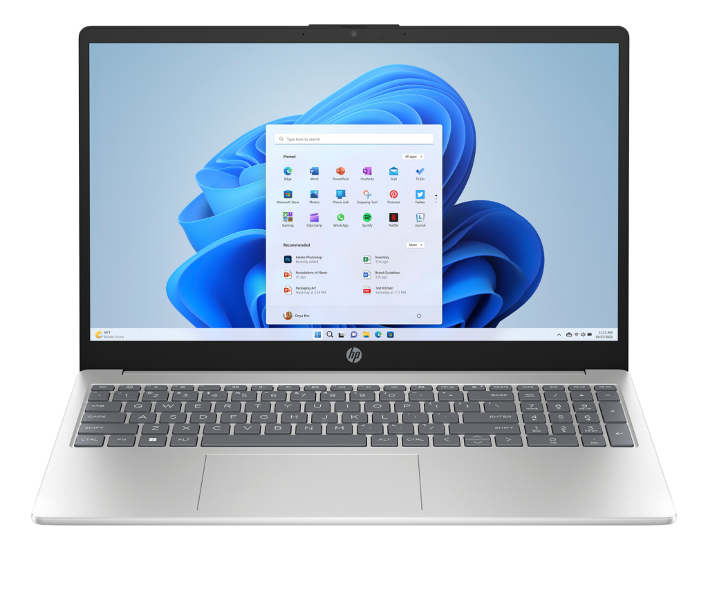 HP Notebook 15-FC0758AU Ryzen 3-7320U (Copilot) | 8GB 5500 LPDDR5 on-board | 512GB PCIe Value