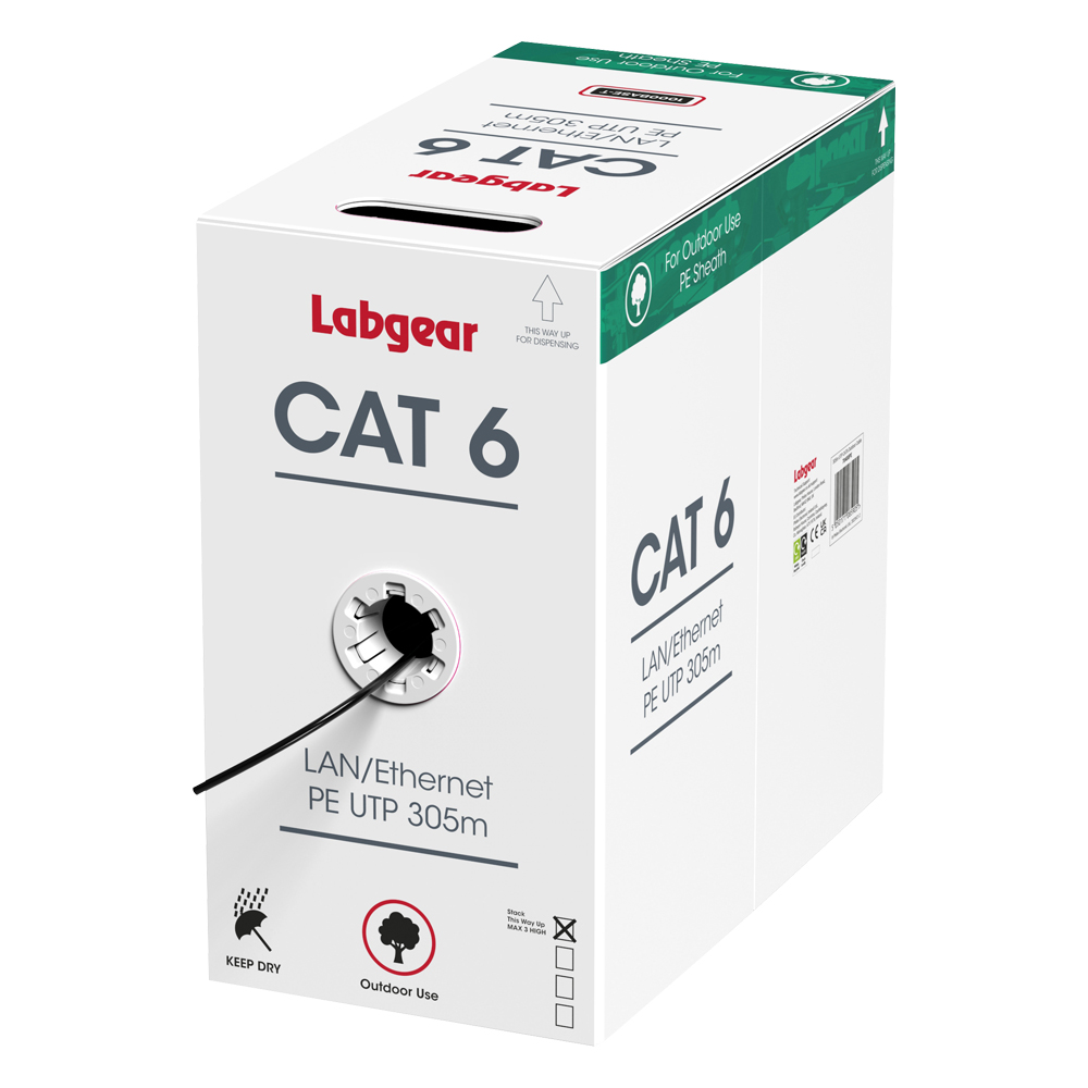 Outdoor UTP Cat 6 Cable Box 305M