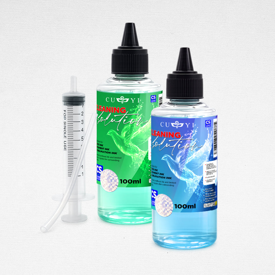 CLEANING SOLUTION WITH SYRINGE