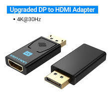 Vention Dp To Hdmi Adapter Male Female Video Audio Converter Gold Plated Display Port For Pc Laptop Monitor