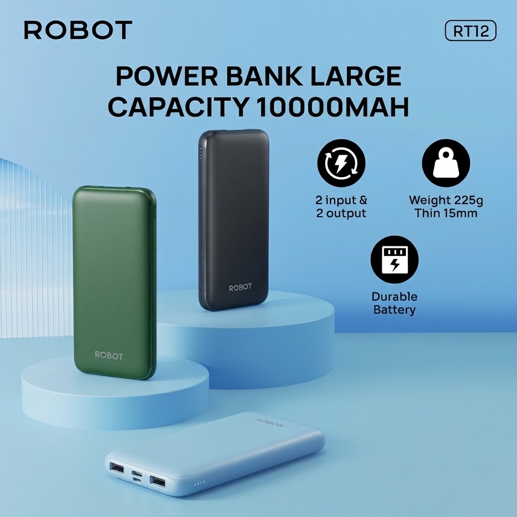 Robot Powerbank 10000Mah RT12