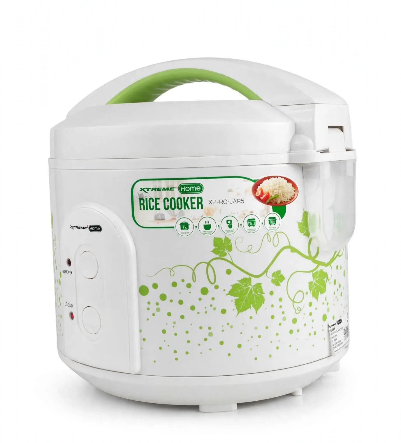 Xtreme Rice Cooker 5 cups Jar Type Leaf - Image 3